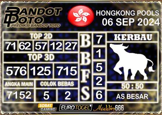 Prediksi Togel Hongkong Pools 06 SEPTEMBER 2024