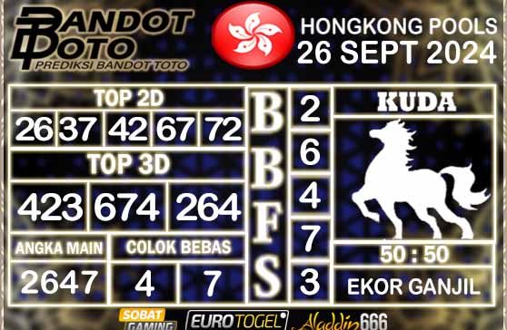 Prediksi Togel Hongkong Pools 26 SEPTEMBER 2024