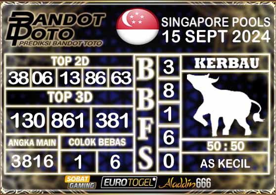 Prediksi Togel Singapore Pools 15 SEPTEMBER 2024