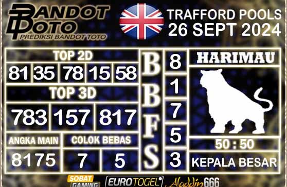 Prediksi Togel Trafford Pools 26 SEPTEMBER 2024