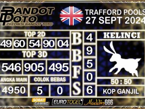 Prediksi Togel Trafford Pools 27 SEPTEMBER 2024