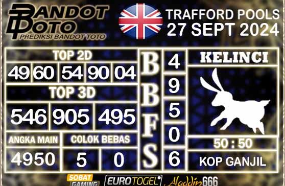 Prediksi Togel Trafford Pools 27 SEPTEMBER 2024