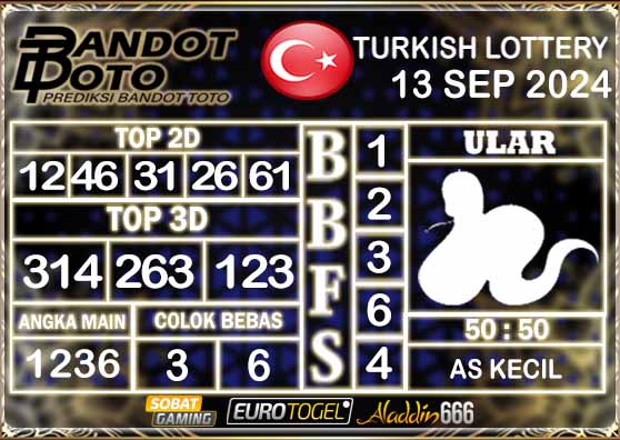 Prediksi Togel Turki Pools 13 SEPTEMBER 2024