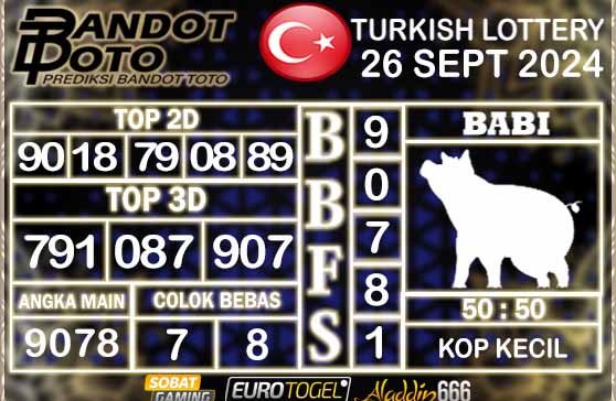 Prediksi Togel Turki Pools 26 SEPTEMBER 2024