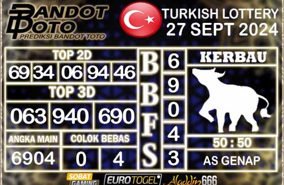 Prediksi Togel Turki Pools 27 SEPTEMBER 2024