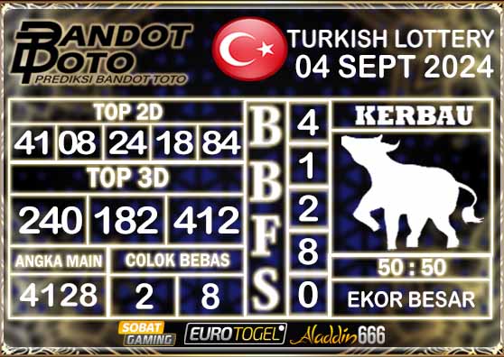 Prediksi Togel Turki Pools 04 SEPTEMBER 2024