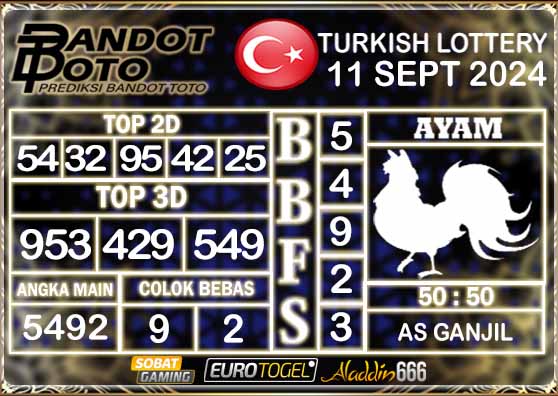 Prediksi Togel Turki Pools 11 SEPTEMBER 2024