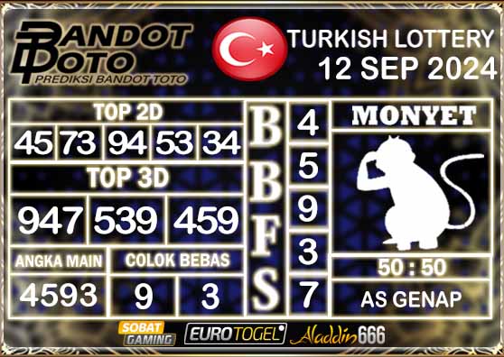 Prediksi Togel Turki Pools 12 SEPTEMBER 2024