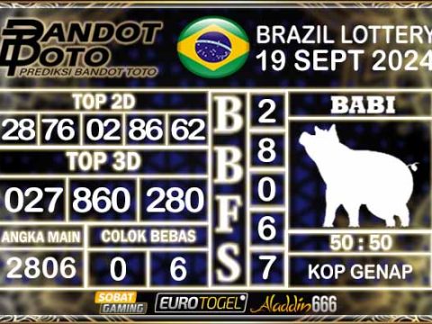 Prediksi Togel Brazil Pools 19 SEPTEMBER 2024