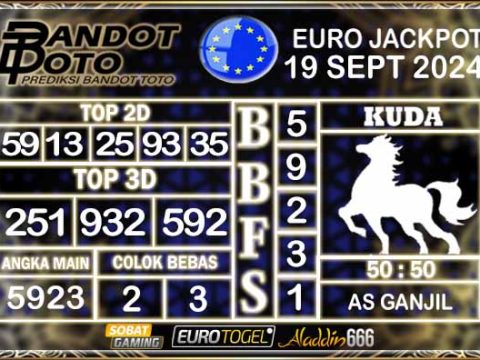 Prediksi Togel Euro Pools 19 SEPTEMBER 2024