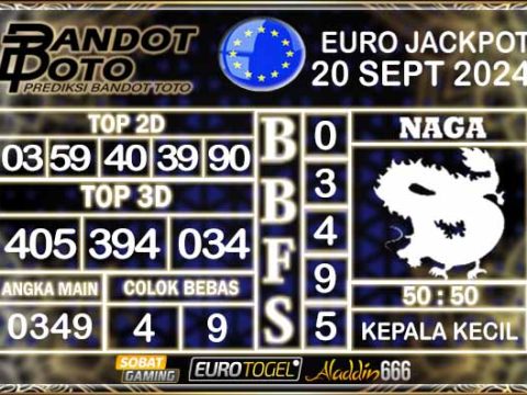 Prediksi Togel Euro Pools 20 SEPTEMBER 2024