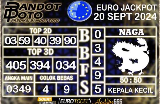 Prediksi Togel Euro Pools 20 SEPTEMBER 2024