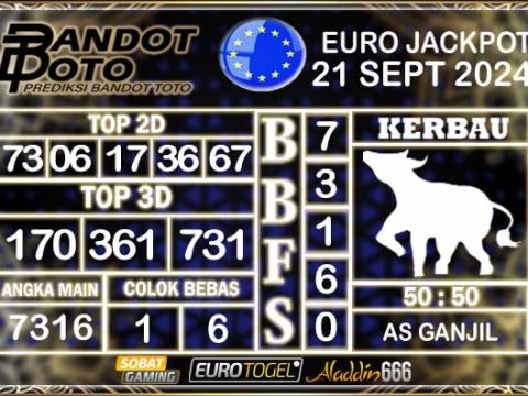 Prediksi Togel Euro Pools 21 SEPTEMBER 2024