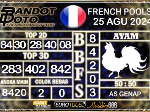 Prediksi Togel Prancis Pools 25 SEPTEMBER 2024