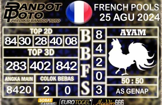 Prediksi Togel Prancis Pools 25 SEPTEMBER 2024