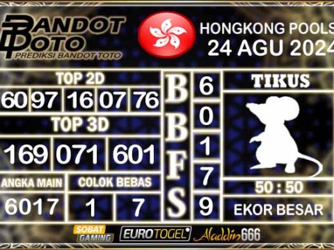 Prediksi Togel Hongkong Pools 24 SEPTEMBER 2024