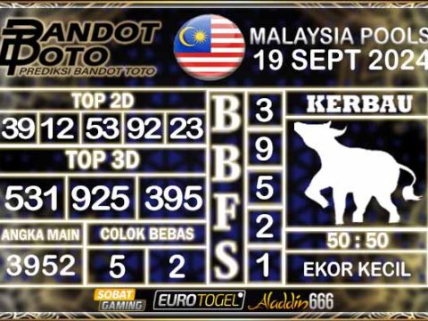 Prediksi Togel Malaysia 19 SEPTEMBER 2024