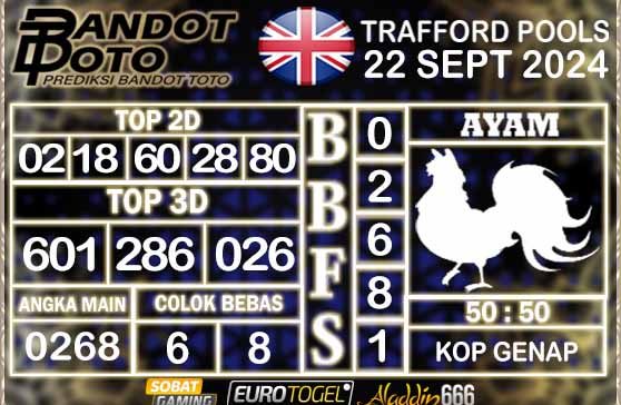 Prediksi Togel Trafford Pools 22 SEPTEMBER 2024