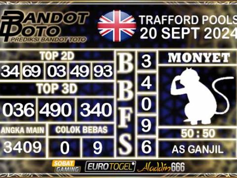 Prediksi Togel Trafford Pools 20 SEPTEMBER 2024