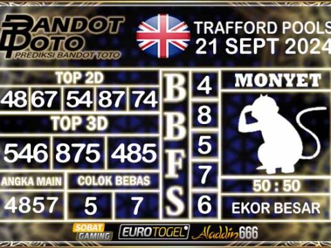 Prediksi Togel Trafford Pools 21 SEPTEMBER 2024