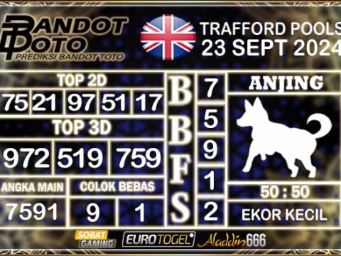 Prediksi Togel Trafford Pools 23 SEPTEMBER 2024