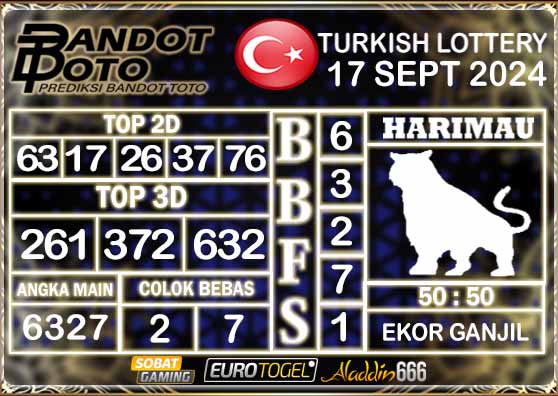 Prediksi Togel Turki Pools 17 SEPTEMBER 2024