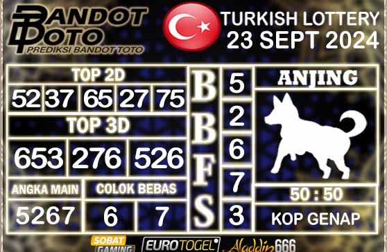 Prediksi Togel Turki Pools 23 SEPTEMBER 2024