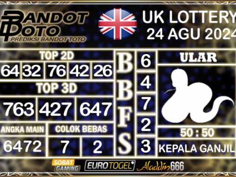 Prediksi Togel UK6D Lottery 24 SEPTEMBER 2024