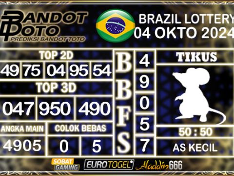 Prediksi Togel Brazil Pools 04 OKTOBER 2024