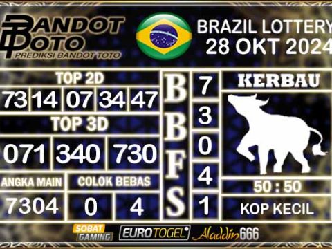 Prediksi Togel Brazil Pools 28 OKTOBER 2024