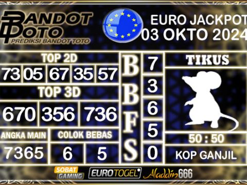 Prediksi Togel Euro Pools 03 OKTOBER 2024