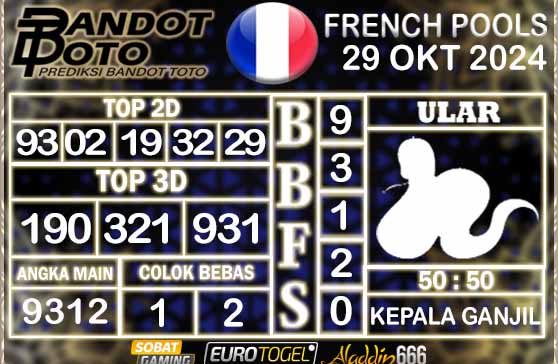 Prediksi Togel Prancis Pools 29 OKTOBER 2024