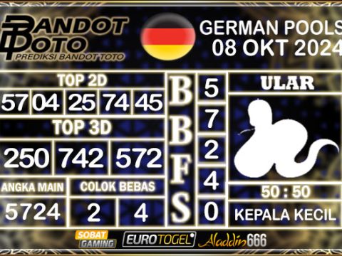 Prediksi Togel German Pools 08 OKTOBER 2024