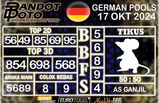 Prediksi Togel German Pools 17 OKTOBER 2024