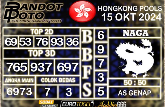 Prediksi Togel Hongkong Pools 15 OKTOBER 2024