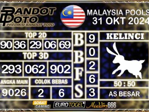 Prediksi Togel Malaysia 31 OKTOBER 2024