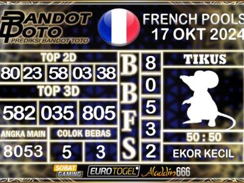 Prediksi Togel Prancis Pools 17 OKTOBER 2024