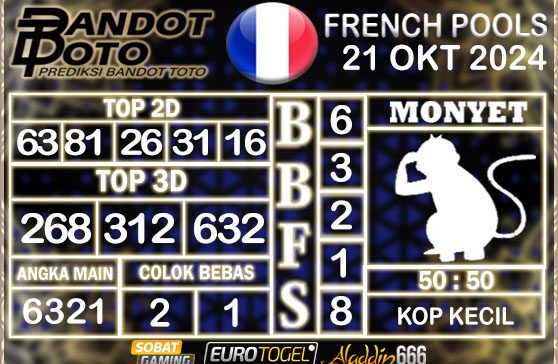 Prediksi Togel Prancis Pools 21 OKTOBER 2024