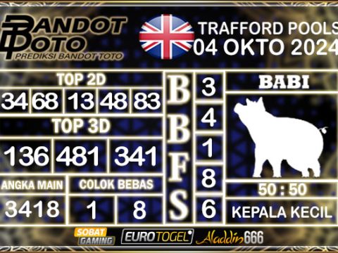 Prediksi Togel Trafford Pools 04 OKTOBER 2024