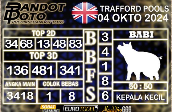 Prediksi Togel Trafford Pools 04 OKTOBER 2024