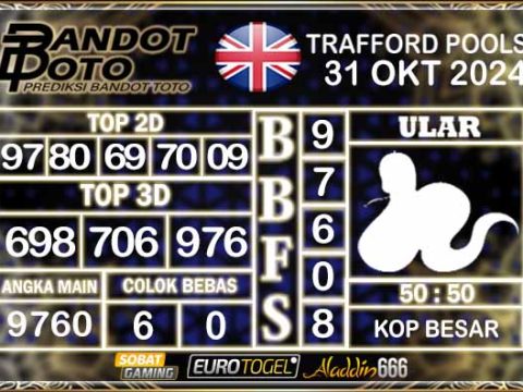 Prediksi Togel Trafford Pools 31 OKTOBER 2024