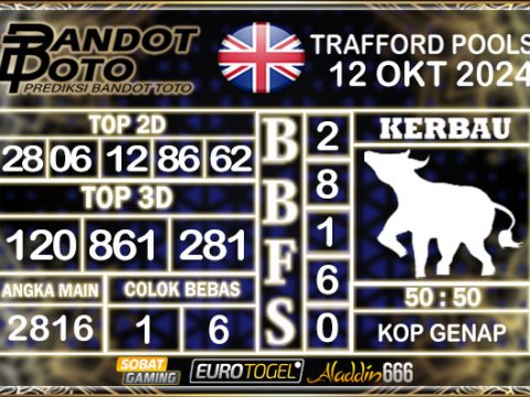 Prediksi Togel Trafford Pools 12 OKTOBER 2024