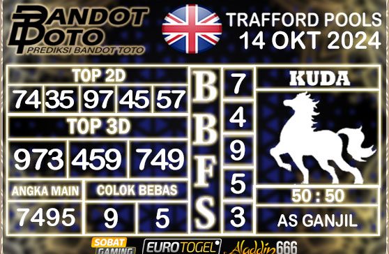 Prediksi Togel Trafford Pools 14 OKTOBER 2024