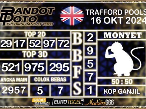 Prediksi Togel Trafford Pools 16 OKTOBER 2024