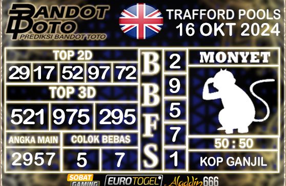 Prediksi Togel Trafford Pools 16 OKTOBER 2024