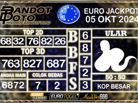 Prediksi Togel Euro Pools 05 OKTOBER 2024