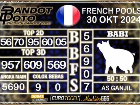 Prediksi Togel Prancis Pools 30 OKTOBER 2024