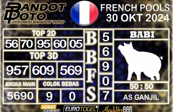 Prediksi Togel Prancis Pools 30 OKTOBER 2024