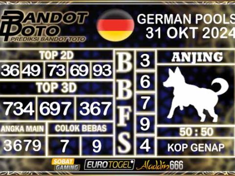 Prediksi Togel German Pools 31 OKTOBER 2024