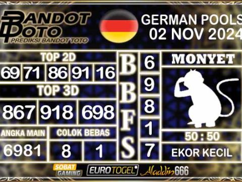 Prediksi Togel German Pools 02 NOVEMBER 2024